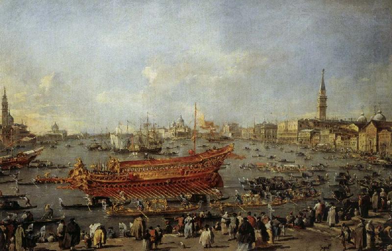 Francesco Guardi Doge on the Bucentoro on Ascension Day china oil painting image